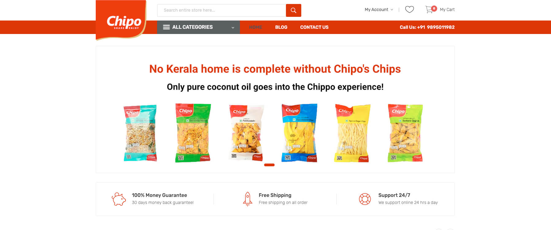 Chipo Website Screenshot