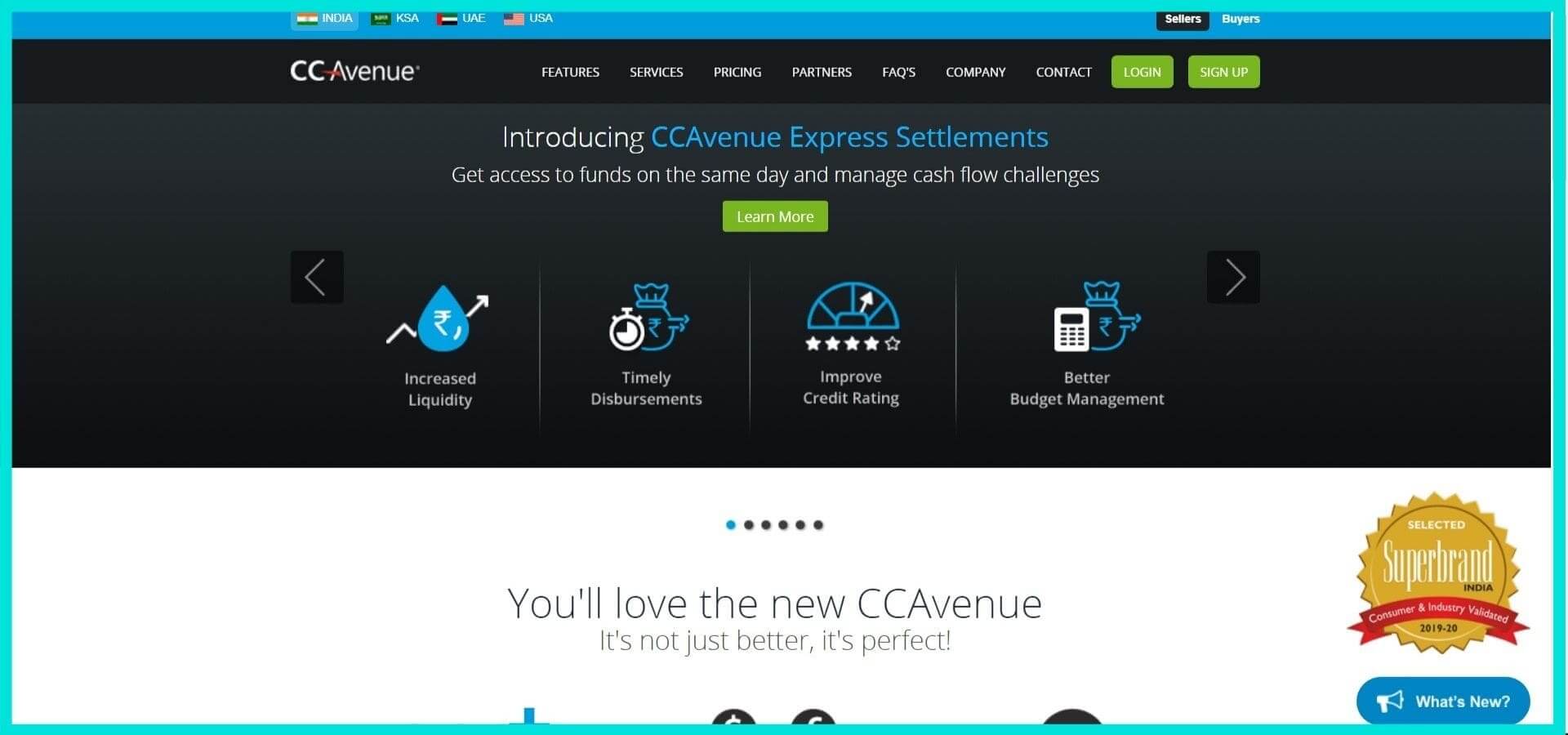 CC Avenue Site Screenshot