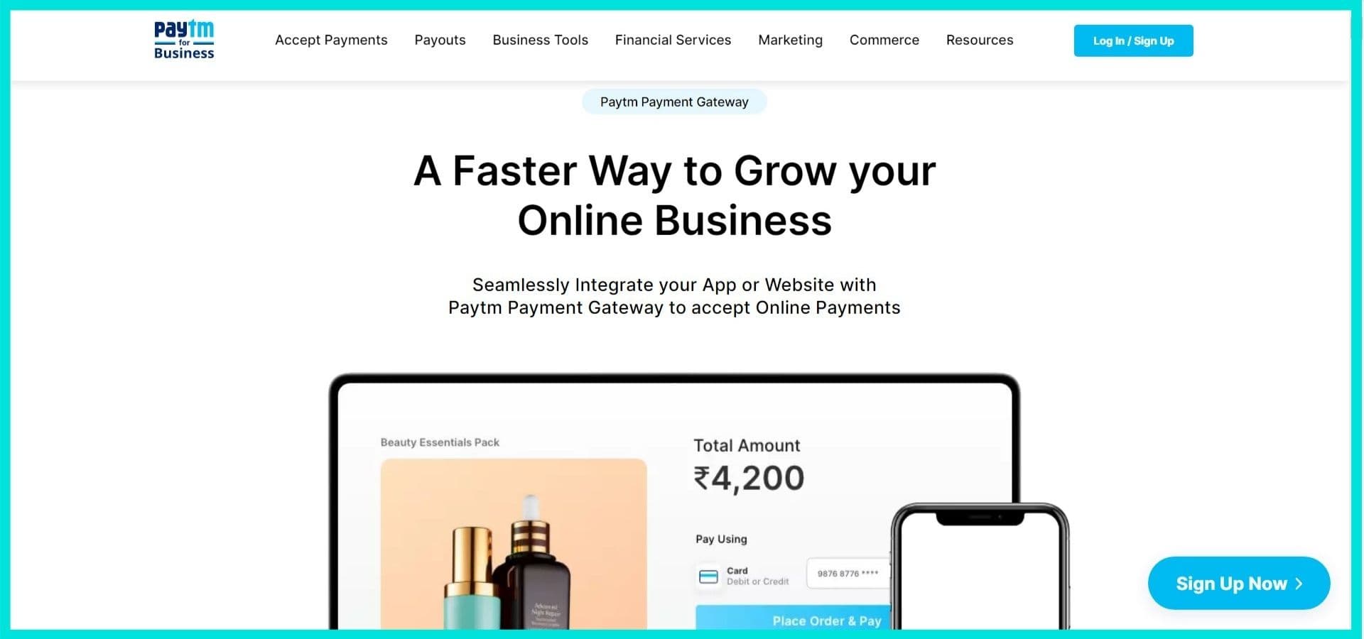 Paytm Site Screenshot