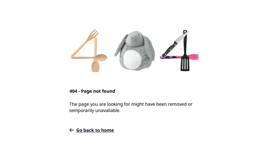 IKEA 404 Page