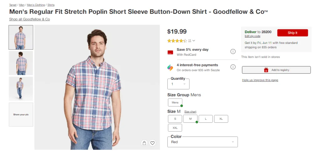 Target Site Screenshot
