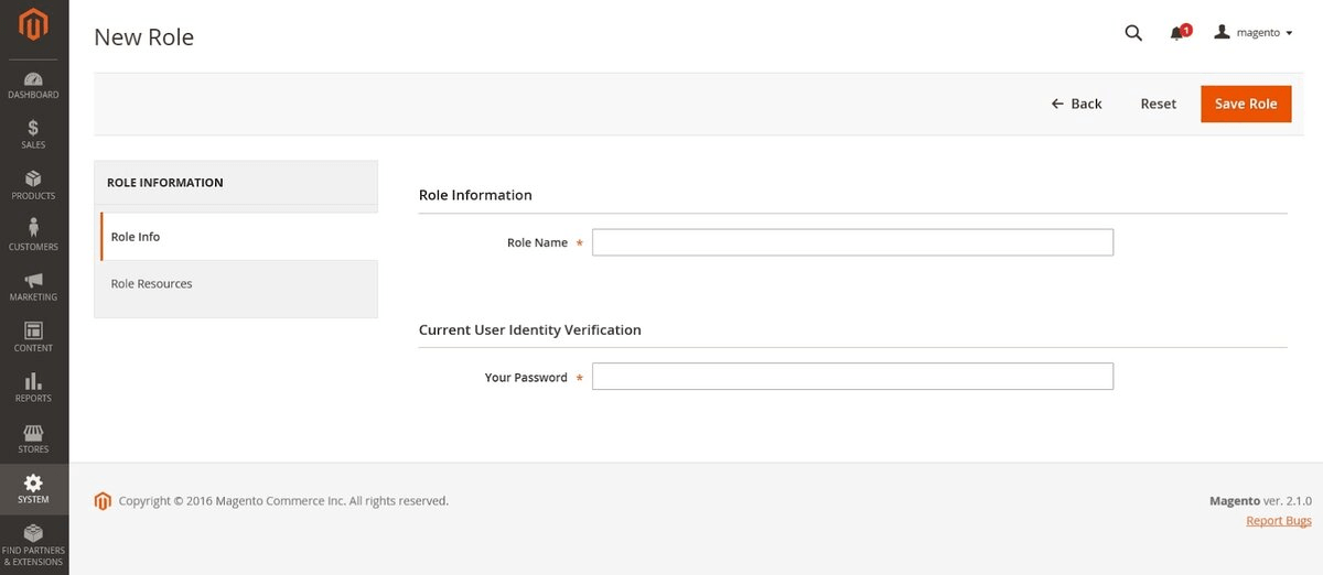 add role name to assign users