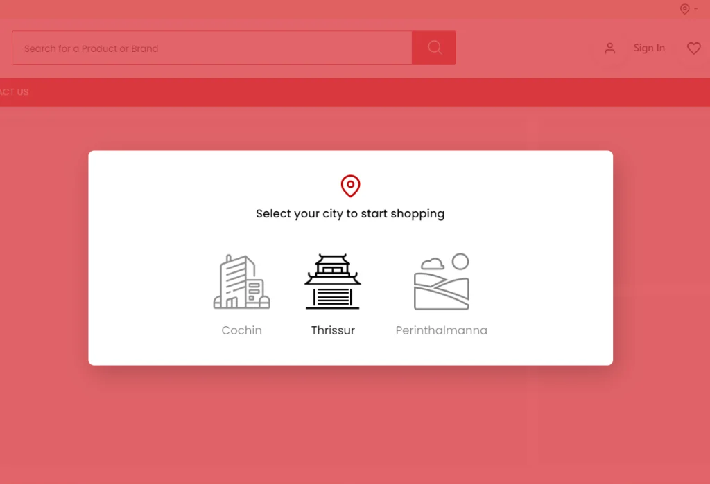 Kalyan Hyper City-wise filtering (Multi Store)