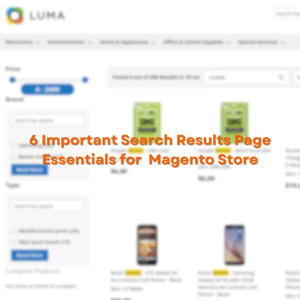 6 Important Search Results Page Essentials for Magento Store