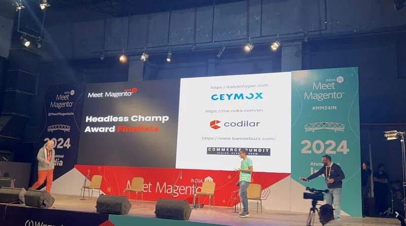 Ceymox enters top 3 finalists in Meet Magento India 2024