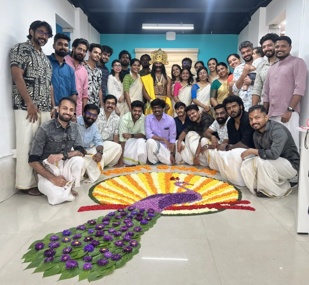 Group Photo of Joyful Onam Celebration 2024