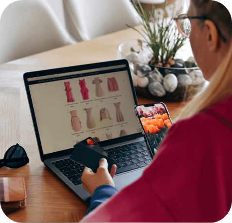 Women Browsing E-commerce Store